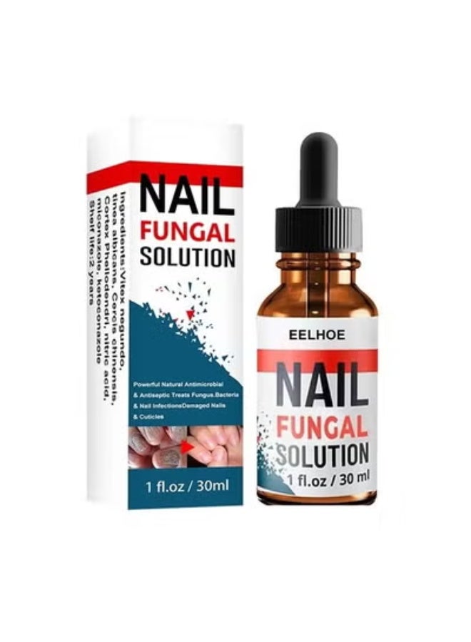 EELHOE Nail Fungal Solution,Fungal Nail Treatment For Toe Nail And Fingernails- Repair Solution For Thick/Broken/Discolored Nails-Renews Damaged Cracked Ingrown Toenail 30ml - Image 1